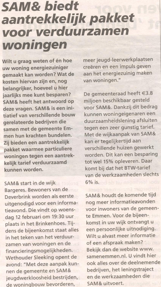SAM&biedt